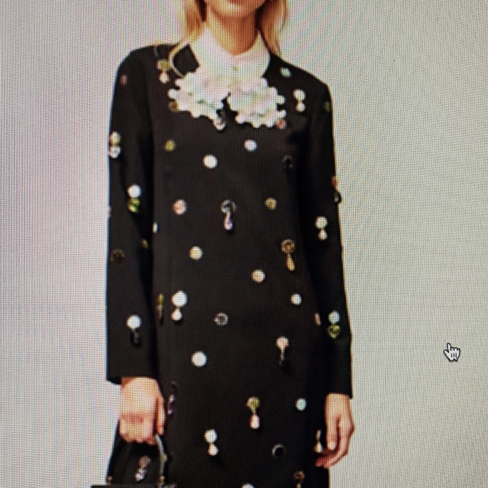 Tory Burch Convertible Jewel Embroidered Shift dress Brand new